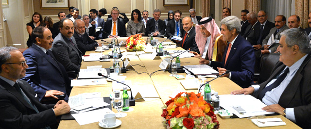 U.S. Secretary of State John Kerry meets with Gulf Cooperation Council Foreign Ministers in New York City on September 25, 2014. Photo: U.S. Department of State.