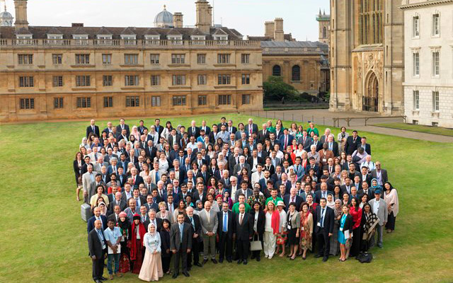 Participants at the Seventh Annual Gulf Research Meeting at Cambridge University. Photo: Gulf Research Center.
