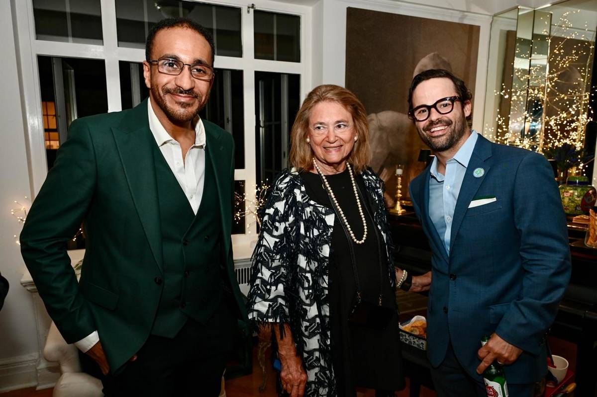 Mosa Al Zowelei, Sharon King Hoge and Chris Ahearn