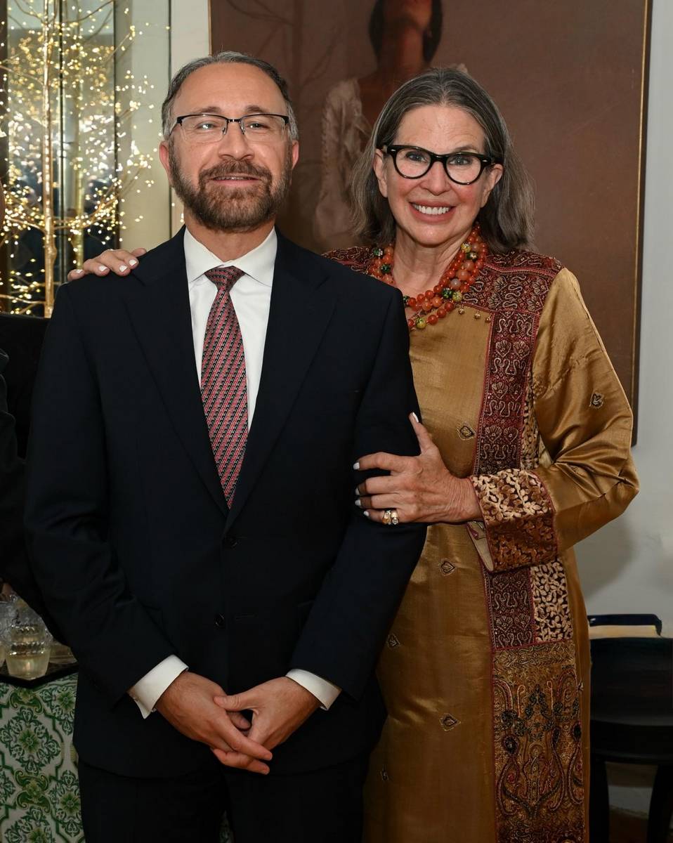 Fahad Nazer with Paige Peterson
