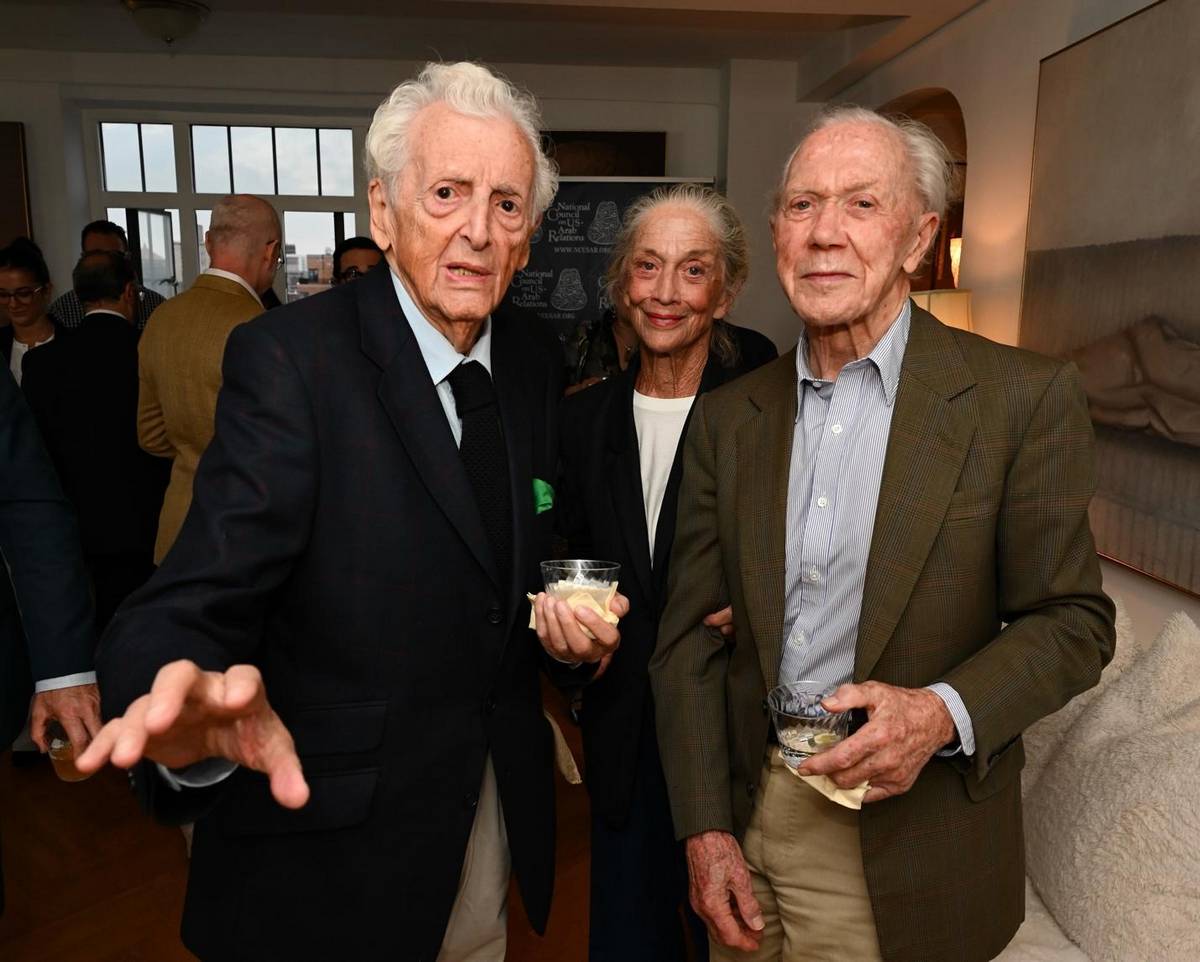 Harry Benson, Susan Calhoun Moss and Peter Brown