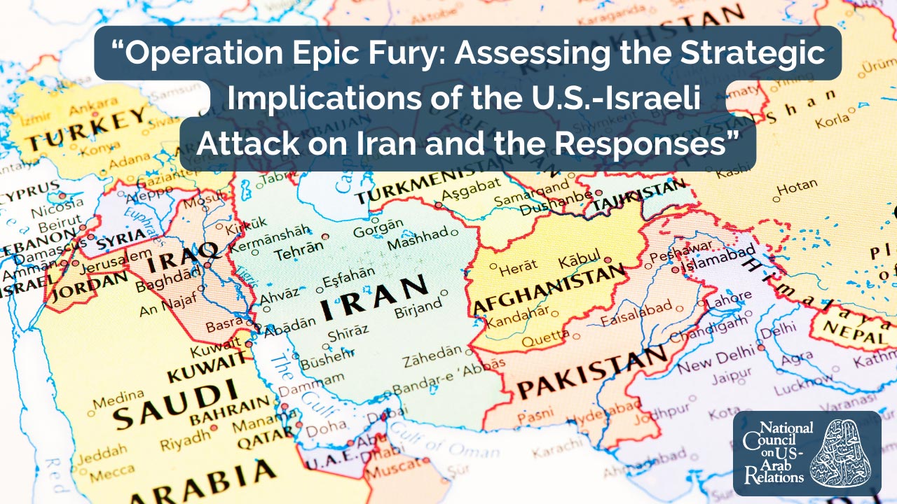 In Case You Missed It - Watch Our Latest Online Webinar: “Operation Epic Fury: Assessing the Strategic Implications of the U.S.-Israeli Attack on Iran and the Responses”